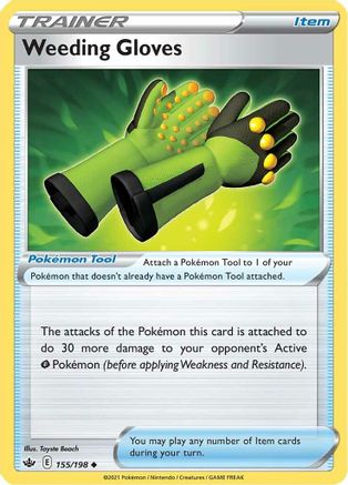 Weeding Gloves 155/198  SWSH06 Chilling Reign - Uncommon
