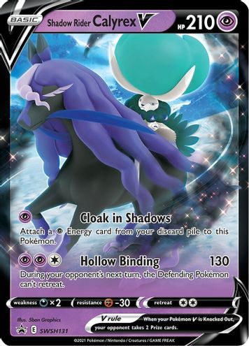 Shadow Rider Calyrex V - SWSH131 - SWSH Promos