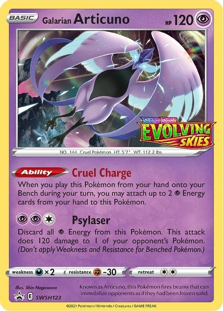 Galarian Articuno (Prerelease) - SWSH123 - SWSH Promos