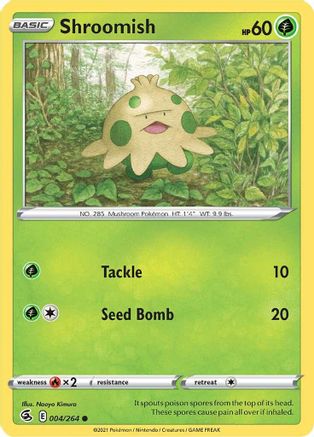 Shroomish 004/264  SWSH08 Fusion Strike - Common