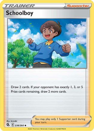 Schoolboy 238/264  SWSH08 Fusion Strike - Uncommon
