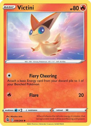 Victini 036/264  SWSH08 Fusion Strike - Uncommon
