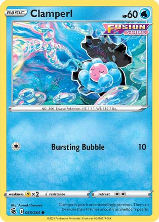 Clamperl 065/264  SWSH08 Fusion Strike - Common