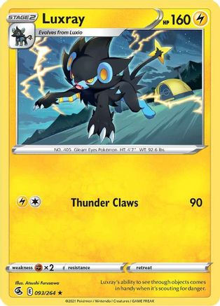 Luxray 093/264  SWSH08 Fusion Strike - Rare