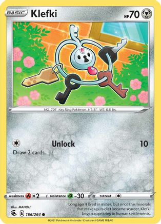 Klefki 186/264  SWSH08 Fusion Strike - Common