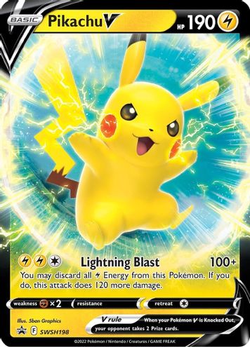 Pikachu V - SWSH198 - SWSH Promos