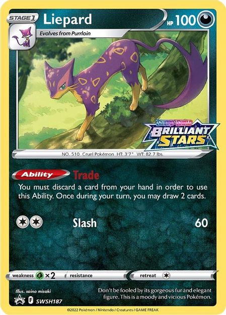Liepard - SWSH187 - SWSH Promos