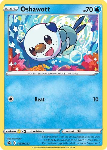 Oshawott - SWSH222 - SWSH Promos