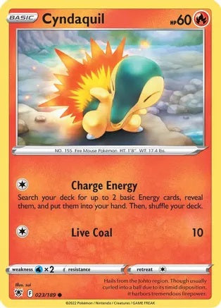 Cyndaquil - 023/189 - Common - Reverse Holo