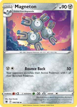 Magneton 106/189  SWSH10 Astral Radiance - Uncommon