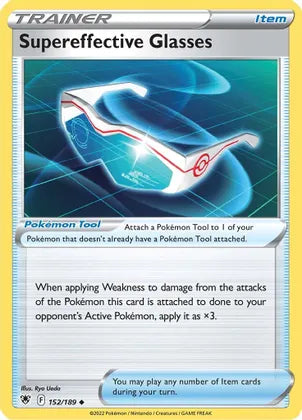 Supereffective Glasses - 152/189 - Uncommon - Reverse Holo