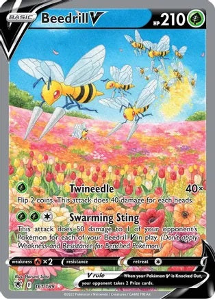 Beedrill V - 161/189 - Alternate Art Ultra Rare