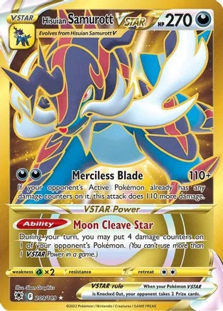 Hisuian Samurott VSTAR - 209/189 - Secret Rare