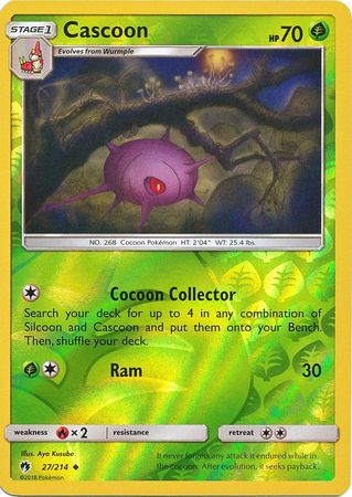 Cascoon - 27/214 - Uncommon - Reverse Holofoil