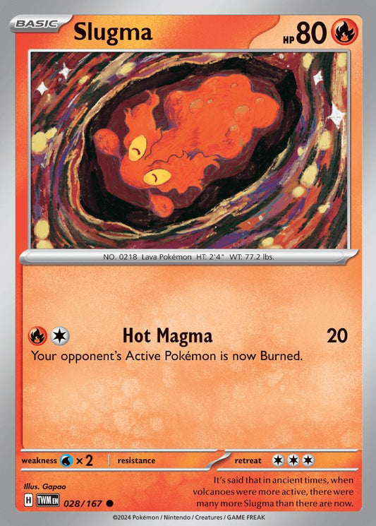 Slugma - 028/167 - Common - Reverse Holo