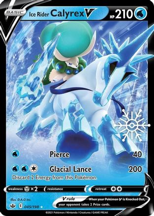 Ice Rider Calyrex V 045/198  - Holofoil Miscellaneous Cards & Products - SWSH Promo