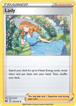 Lady 159/196  SWSH11 Lost Origin - Uncommon