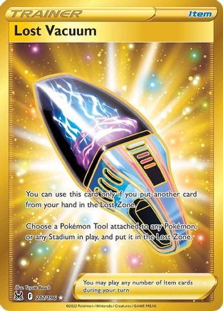 Lost Vacuum (Secret) 217/196  - Holofoil SWSH11 Lost Origin - Secret Rare