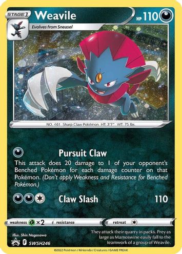 Weavile (Cosmos Holo) - SWSH246 - SWSH Promos