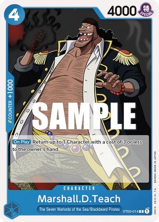 Marshall.D.Teach (ST03-014) - Starter Deck 3: The Seven Warlords of The Sea