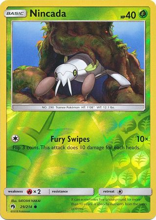 Nincada  - 29/214 - Common - Reverse Holofoil