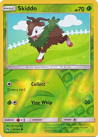 Skiddo - 35/214 - Common - Reverse Holofoil