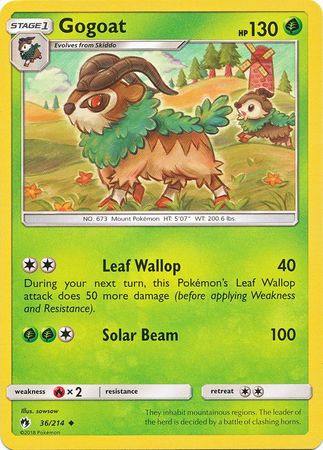 Gogoat - 36/214 - Uncommon