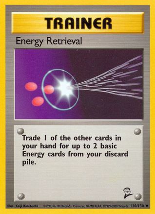 Energy Retrieval 110/130  Base Set 2 - Uncommon