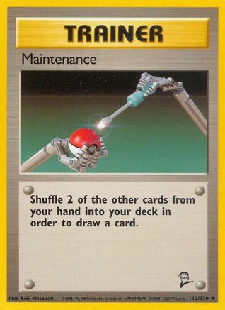 Maintenance 112/130  Base Set 2 - Uncommon