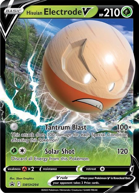 Hisuian Electrode V - SWSH294 - SWSH Promos