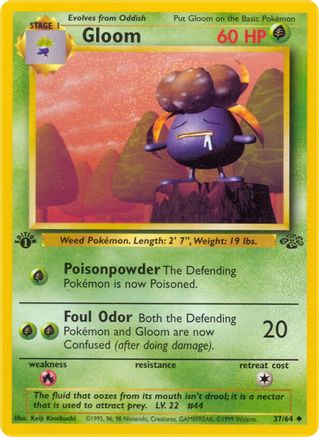 Gloom 037/64  - 1st Edition Jungle - Uncommon