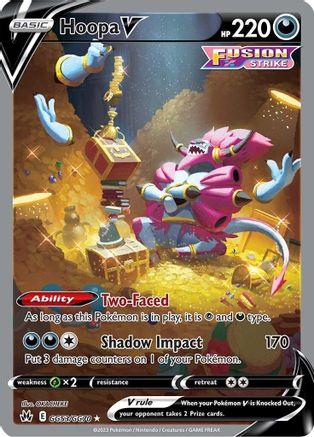 Hoopa V GG53/GG70  - Holofoil Crown Zenith Galarian Gallery - Ultra Rare