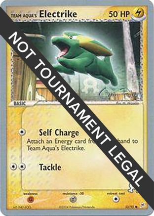 Team Aqua's Electrike - 2004 (Chris Fulop) 053  World Championship Decks - Uncommon