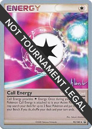 Call Energy - 2008 (Dylan Lefavour) 092  World Championship Decks - Uncommon