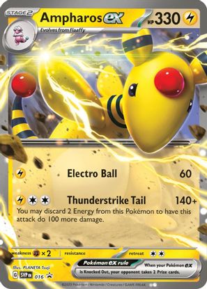 Ampharos ex - SVP16 - SVP Promos
