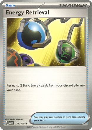 Energy Retrieval 171/198  SV01 Scarlet & Violet Base Set - Common