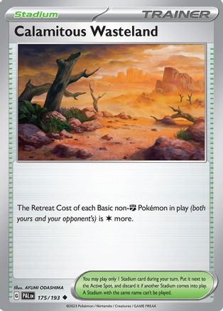 Calamitous Wasteland 175/193  SV02 Paldea Evolved - Uncommon
