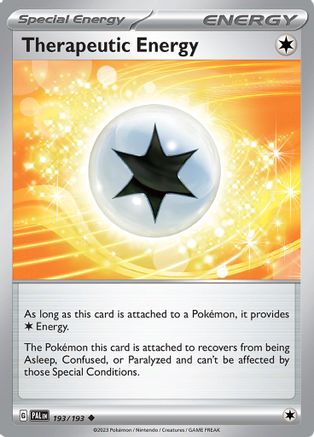 Therapeutic Energy 193/193  SV02 Paldea Evolved - Uncommon