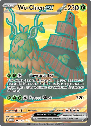 Wo Chien 232/193  - Holofoil SV02 Paldea Evolved - Ultra Rare