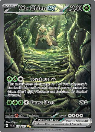 Wo-Chien ex 257/193  - Holofoil SV02 Paldea Evolved - Special Illustration Rare