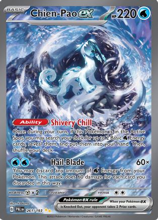 Chien-Pao ex 261/193  - Holofoil SV02 Paldea Evolved - Special Illustration Rare