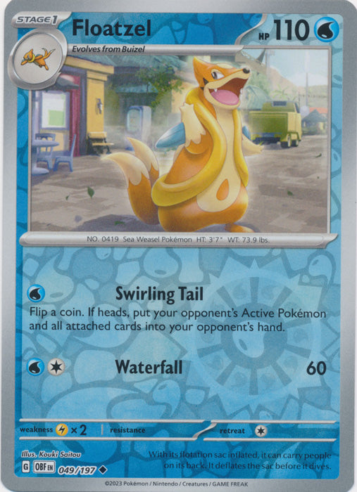 Floatzel - 049/197 - Uncommon - Reverse Holo