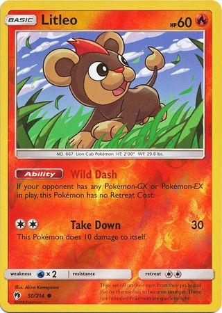 Litleo - 50/214 - Common - Reverse Holofoil