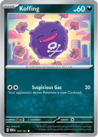 Koffing - 109/165 - Common - Reverse Holo