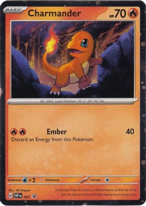 Charmander (Cosmos Holo) - SVP47 - SVP Promos