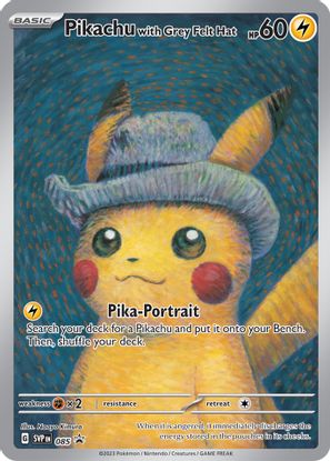 Pikachu with Grey Felt Hat - SVP85 - SVP Promos