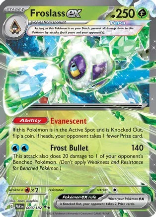 Froslass ex - 003/182 - Double Rare