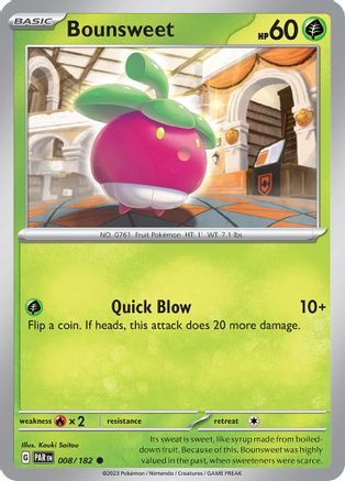 Bounsweet 008/182  SV04 Paradox Rift - Common