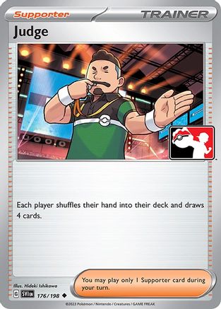 Judge 176/198  - Holofoil Prize Pack Series Cards - Uncommon