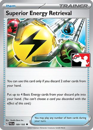 Superior Energy Retrieval 189/193  - Holofoil Prize Pack Series Cards - Uncommon